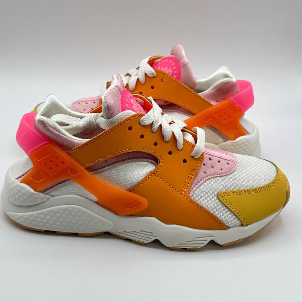 Women's Nike Air Huarache Summit White/Hyper Pink-Solar Flare Sz 7 DX2674-100 - Picture 10 of 13